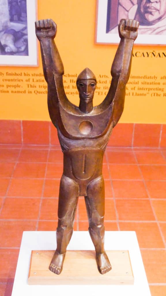Guayasamin Statue